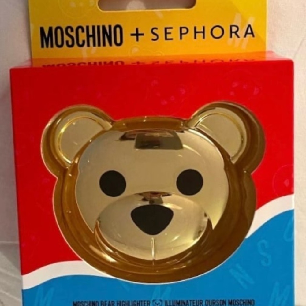 Sephora Moschino Gold Bear Highlighter HTF Ltd Edition 2016